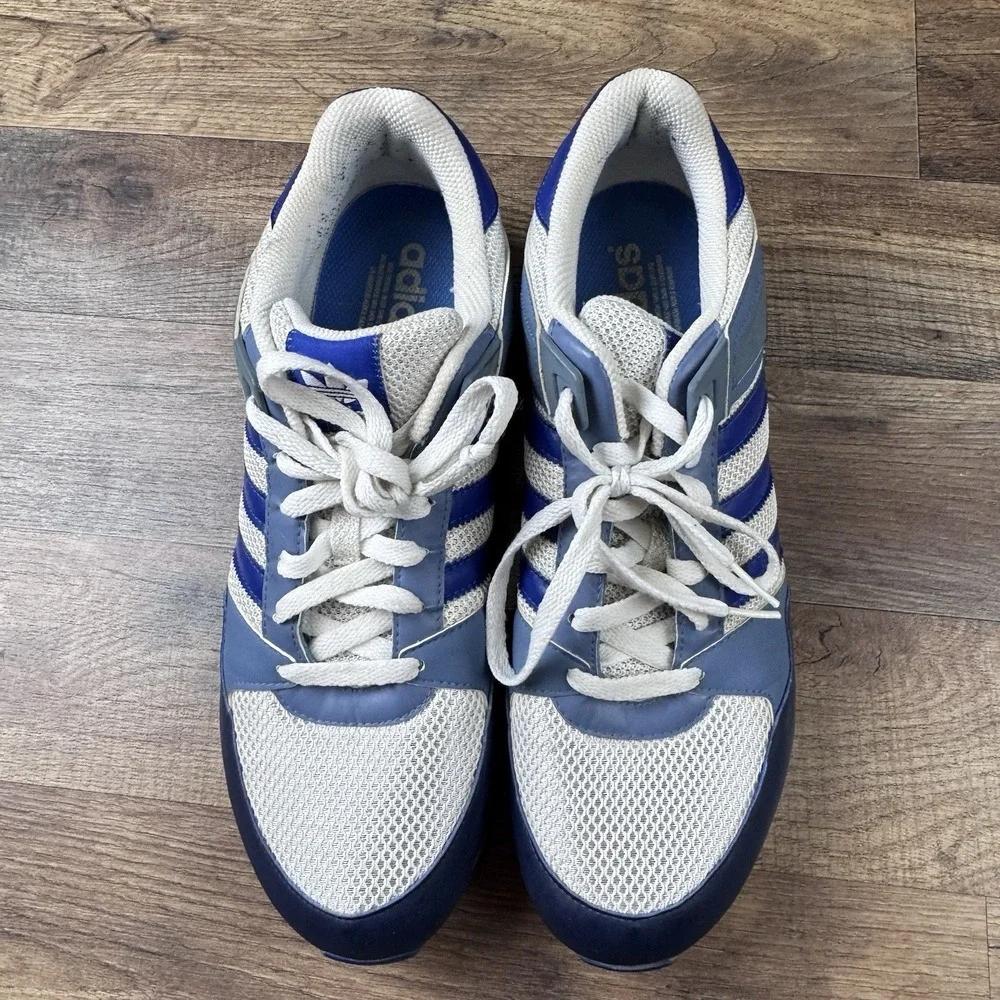 Vtg ADIDAS‎ ZXZ 456 Navy White Blue Originals Y2K Streetwear Preppy Classic